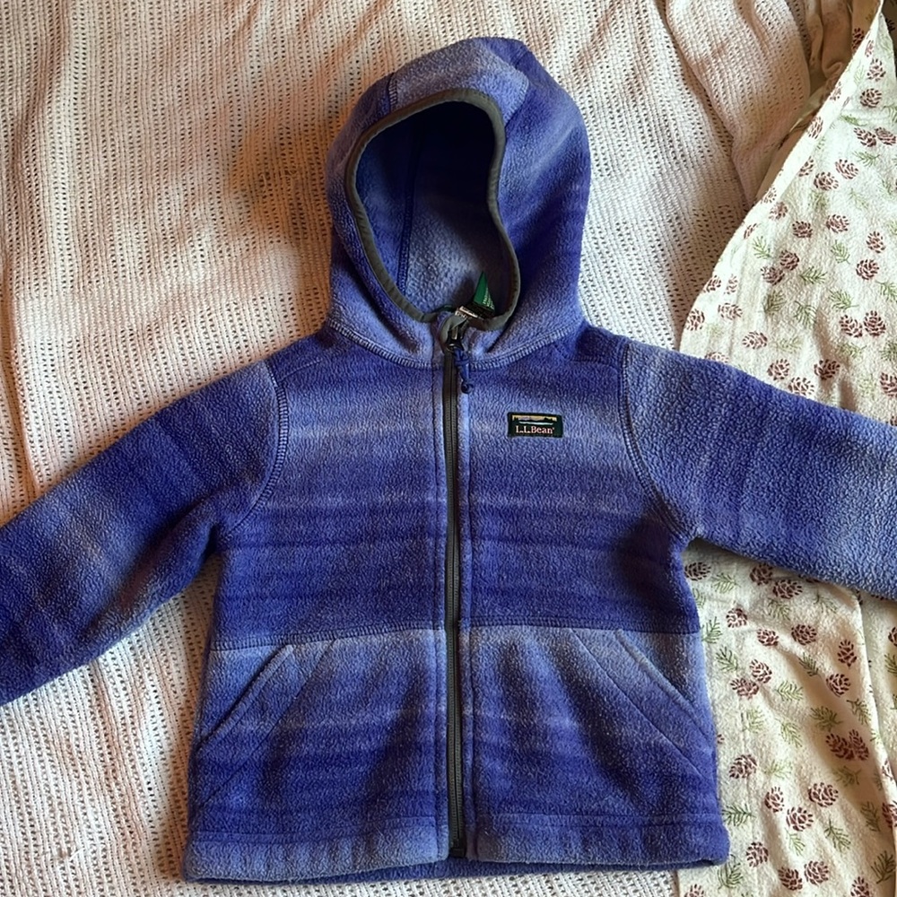 LL Bean fleece jacket size 2T